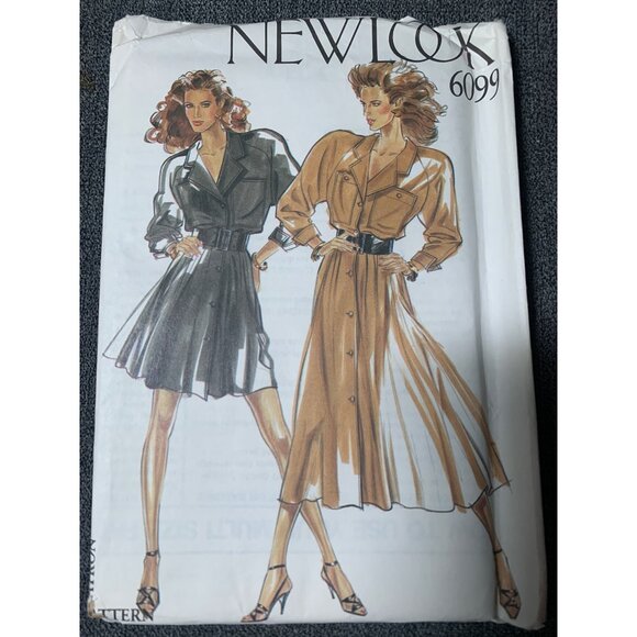 New Look Misses Dress Sewing Pattern sz 8-18 6099 - uncut - Picture 3 of 3